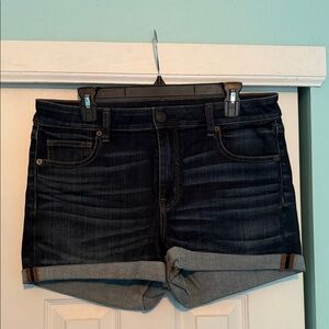 American Eagle Outfitters Dark Indigo Jean Shorts